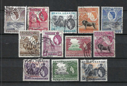 KENYA, OUGANDA & TANGANYIKA Ca.1955: Lot D'obl. - Kenya, Uganda & Tanganyika