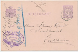 Firma Briefkaart Kwadijk 1891 - Boomkweker - Bloemist - Zonder Classificatie