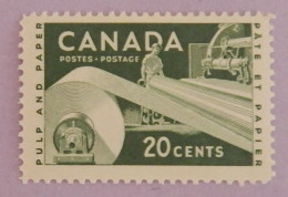 CANADA YT 289 NEUF**MNH "INDUSTRIE DU PAPIER" ANNÉE 1956 - Nuevos