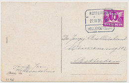 Treinblokstempel : Rotterdam - Hellevoetsluis B 1931 - Unclassified