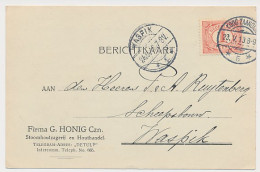 Firma Briefkaart Koog Zaandijk 1913 - Stoomhoutzagerij - Zonder Classificatie