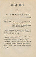 Staatsblad 1864 : Spoorlijn Almelo - Salzbergen - Historical Documents