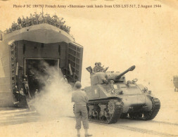 French Army "Sherman" Tank 2 Aout 1944 - Clamecy