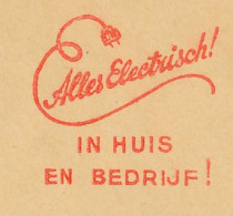 Meter Cover Netherlands 1938 Everything Electric ! - In Home And Business ! Bloemendaal - Electricidad