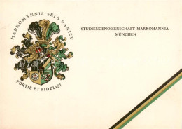 73852776 Muenchen Wappen Der Studiengenossenschaft Markomannia Muenchen - München