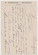 Firma Briefkaart Ruurloo 1896 - Architect - Non Classés
