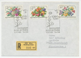 Registered Cover / Postmark Austria 1974 Medicinal Plants - Exhibition - Apotheek