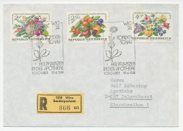 Registered Cover / Postmark Austria 1974 Medicinal Plants - Exhibition - Pharmazie