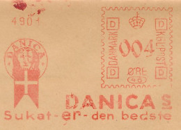 Meter Cover Denmark 1939 Lion - Danica S  - Other & Unclassified