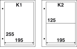 DAVO Ergänzungshüllen Für Je 4 Umschläge (K2), 10 Stück DV27102 Neu ( - Almbums Voor Enveloppen