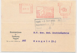 Firma Briefkaart Heerlen 1950 - Staatsmijnen In Limburg - Unclassified