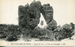 CPA - MONTPELLIER-LE-VIEUX - CIRQUE DU LAC - L'ARC DE TRIOMPHE - Montpellier