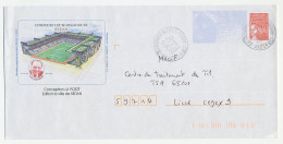 Postal Stationery / PAP France 2002 Football Stadium Sedan - Autres & Non Classés