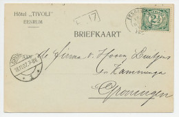 Firma Briefkaart Eenrum 1907 - Hotel Tivoli - Non Classés