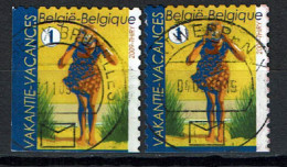 België OBP 3909/3910 - Summer Stamps - Photography - Self-Adhesive Stamps - 2 Scans - Used Stamps