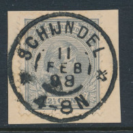 Grootrondstempel Schijndel 1898 - Emissie 1891 - Poststempels/ Marcofilie