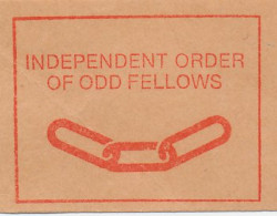 Meter Cut Netherlands 1990 Independent Order Of Odd Fellows - Freimaurerei