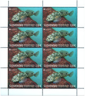 Slovakia.2024.Europa CEPT.Underwater Fauna And Flora.Alpine Bullhead (Cottus Poecilopus).m/s ** . - Blocks & Sheetlets