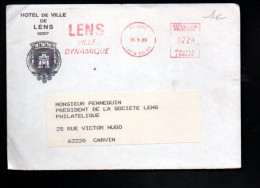 EMA DE LA MARIE DE LENS 1989 - EMA (Empreintes Machines à Affranchir)