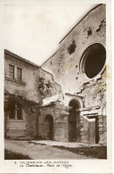 CPA -  VILLENEUVE-LES-AVIGNON - LA CHARTREUSE - PLACE DE L'EGLISE (RARE) - Villeneuve-lès-Avignon