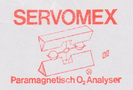 Meter Cut Netherlands 1990 Servomex - Paramagnetic Analyser - Autres & Non Classés