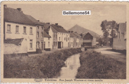 Cpa Belgique  -trivières - Rue Joseph Wauters Et Vieux Moulin - Cliché Pas Courant  (voir Scan Recto-verso) - La Louvière