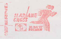 Meter Cover Germany 1987 Ariane Cross  - Astronomie