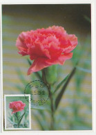 Maximum Card China 1985 Carnation - Andere & Zonder Classificatie