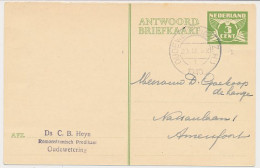 Briefkaart G. 229 A-krt. Oudewetering - Amersfoort 1940 - Material Postal