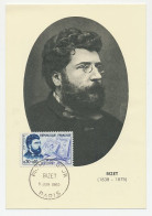 Maximum Card France 1960 Georges Bizet - Composer - Musica