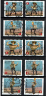 België OBP 3888/3892 - Zegels Uit Boekje B101 - Suske En Wiske, Bande Dessinée Bob Et Bobette - Used Stamps