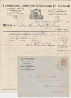 Envelop / Nota Broek Op Langendijk 1920 - Fruit- Groentenhandel - Niederlande