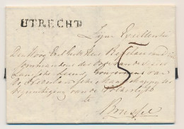 Maartensdijk - UTRECHT - Brussel 1823 - Lakzegel - ...-1852 Vorläufer