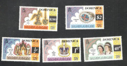 DOMINICA....1977:Michel525A-529Amnh** - Dominique (1978-...)