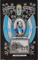 227720 ARGENTINA CENTENARY PATRIOTIC FLAG HERALDRY BS AS STATION TRAIN TREN PROCER M. J. CELMAN  POSTCARD - Argentine