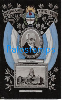 227721 ARGENTINA CENTENARY PATRIOTIC FLAG HERALDRY BS AS PALACIO DEL CONGRESO PROCER PEDRO MEDRANO POSTCARD - Argentinien