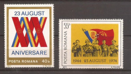 LP 859 Romania -1974 - 23 AUGUST SERIE, Nestampilat - Autres & Non Classés