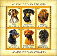 Romania 2005, Hunting Dogs - S/s MNH - Chiens