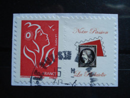 3802AC TVP  Rouge Dentelé Sur 4 Côtés Phil@poste Petite Vignette De 2005-06 Oblitéré Avec Cachet Rond ******* - Used Stamps