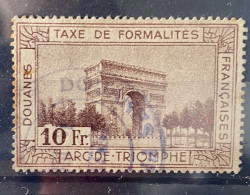 !!! FRANCE, TIMBRES FISCAUX DOUANES N°15, TYPOGRAPHIE , ROUSSEURS. - Stamps