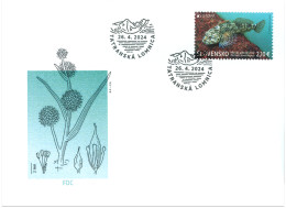 Slovakia.2024.Europa CEPT.Underwater Fauna And Flora.Alpine Bullhead (Cottus Poecilopus).FDC . - FDC