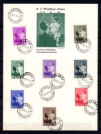 BE   447 - 454    Obl.   ---   Prince Baudouin Et Reine Asrtrid  --   Exposition Phliatélique  Brugge / Bruges - Covers & Documents