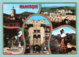 CP 04 - Manosque - Multivues - Manosque