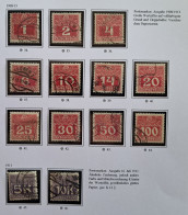 Österreich Porto 1908/13, Mi 34-46 Gestempelt - Postage Due