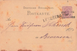 Bahnpost (Ambulant; R.P.O./T.P.O.) Harburg-Hannover (ZA2457) - Lettres & Documents