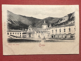 Cartolina - Oropa ( Biella ) - Piazza Della Chiesa - 1900 Ca. - Biella