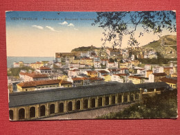 Cartolina - Ventimiglia - Panorama E Stazione Ferroviaria - 1930 Ca. - Imperia