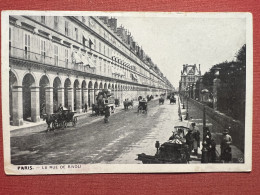 Cartolina - Paris - La Rue De Rivoli - 1900 Ca. - Non Classés