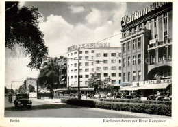 73852321 Berlin Kurfuerstendamm Mit Hotel Kempinski Berlin - Altri & Non Classificati
