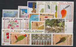 WALLIS ET FUTUNA - Année Complète 2001 - N°YT. 548 à 564 - 17 Valeurs  - Neuf Luxe ** / MNH / Postfrisch - Unused Stamps